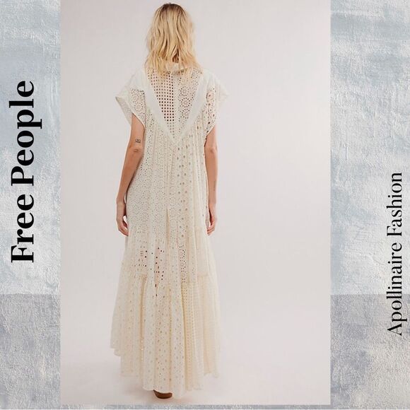 Free People Cream Maxi Dress - Picture 3 of 8